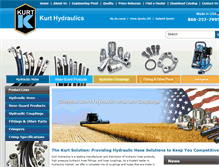 Tablet Screenshot of kurthydraulics.com